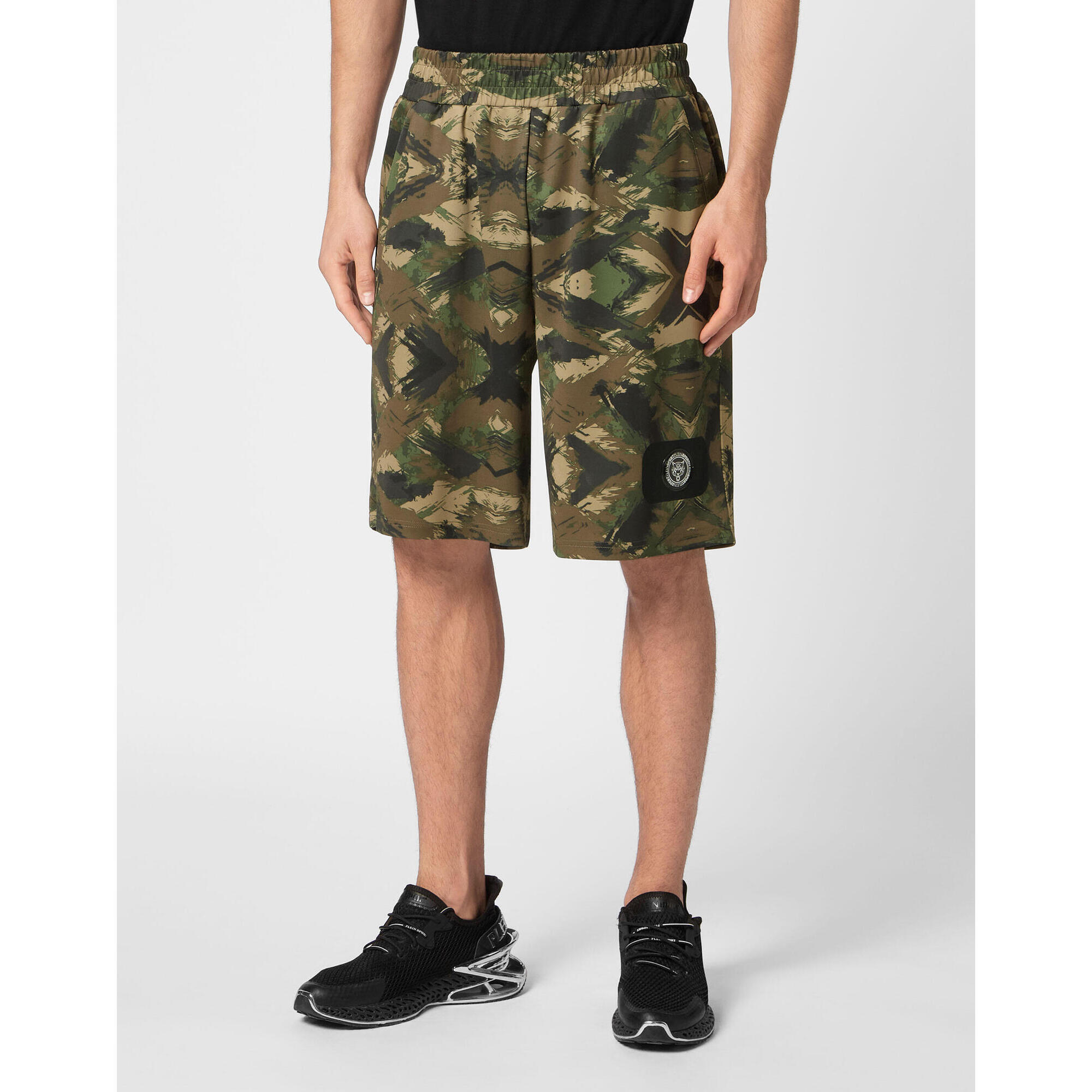 Plein Sport - Short De Sport Camouflage - Short - Marron|vert - Decathlon