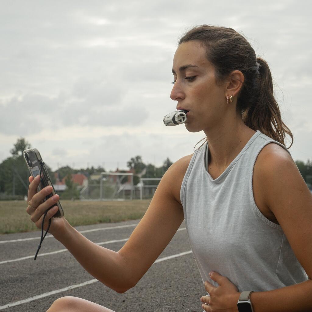 Entraîneur respiratoire multisport PRO 2 avec housse + conseils et feedback 4/6