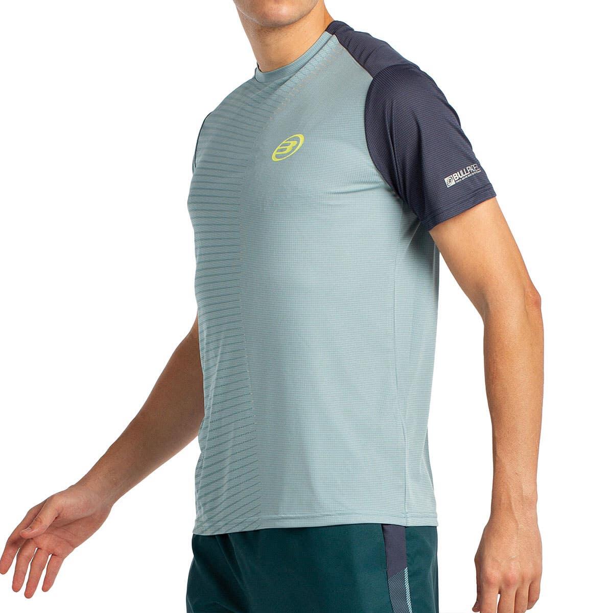 CAMISETA M/CORTA BULLPADEL LLICO AX69048000 VERDE AZULADO S 3/7