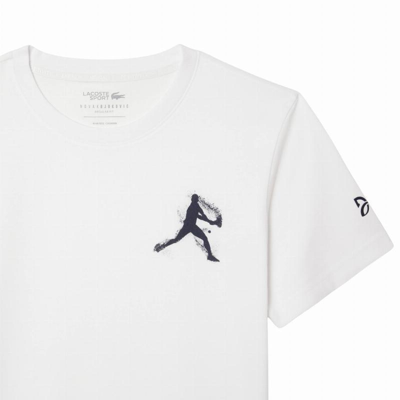Tee-shirt Et Casquette  Lacoste Djokovic Fan Pack Th1044 3/5