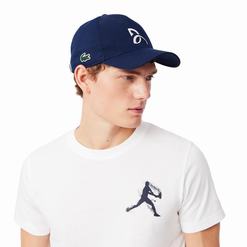 Tee-shirt Et Casquette  Lacoste Djokovic Fan Pack Th1044 4/5