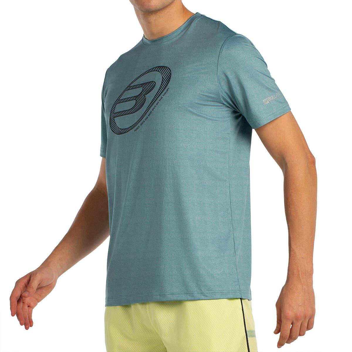 CAMISETA M/CORTA BULLPADEL LANDE AY26148000 VERDE AZULADO VIGORE S 3/4
