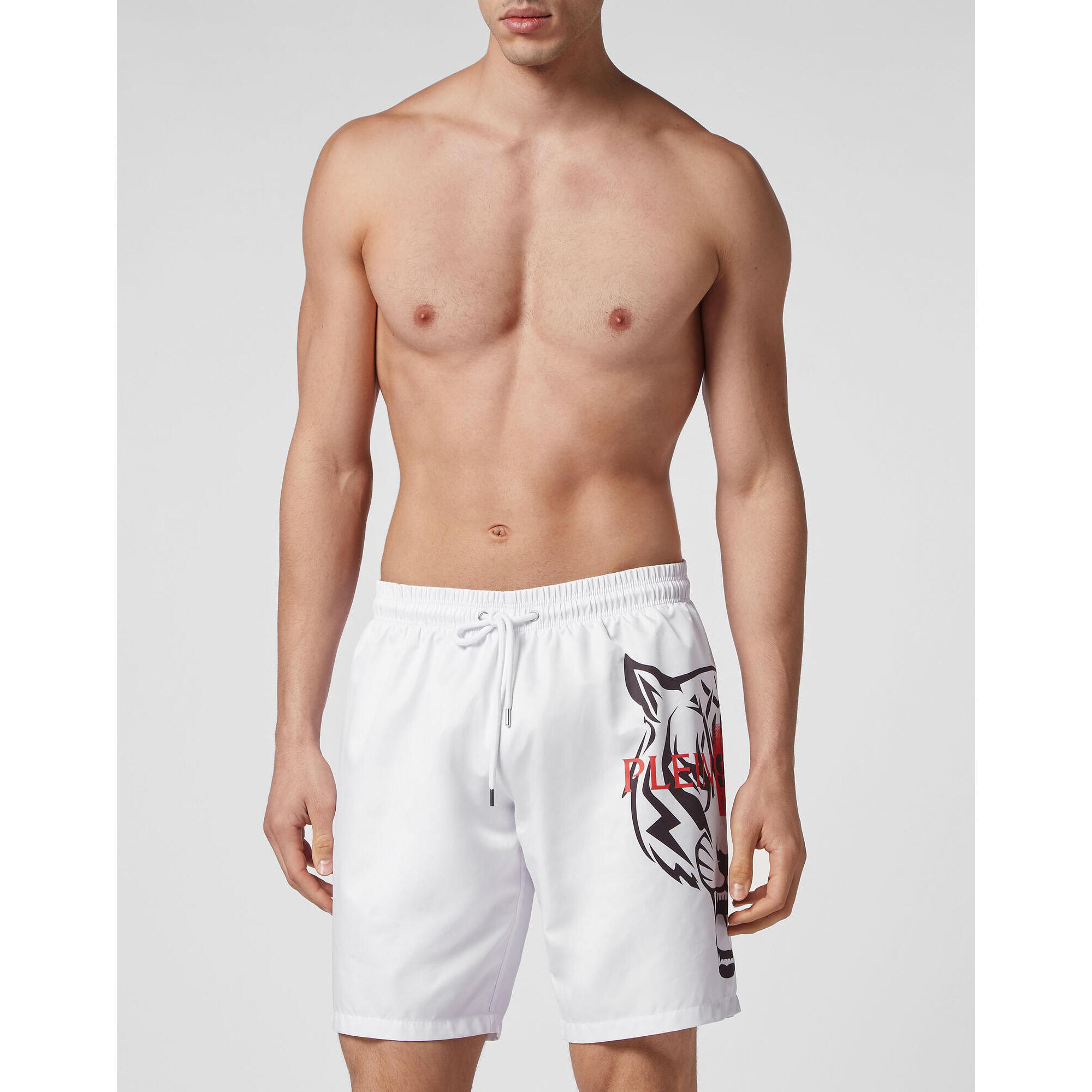 Plein Sport - Maillot De Bain Tiger - Caleçon - Blanc - 52 2xl - Decathlon