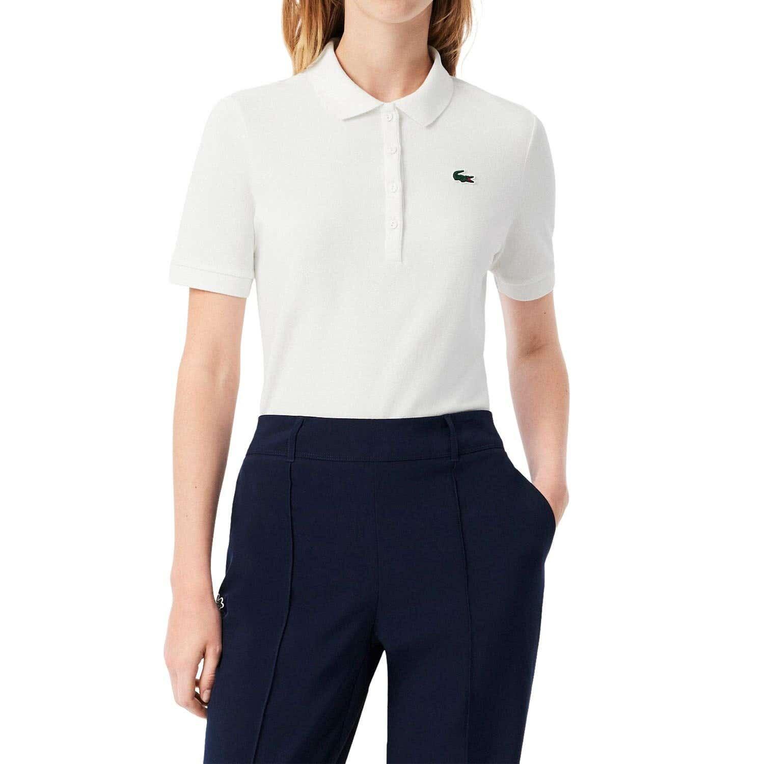 Lacoste Polo Core Performance Pf8631 Mulher Branco da Decathlon