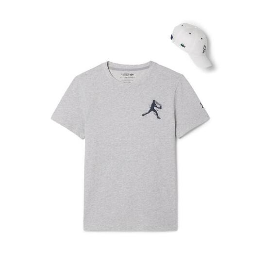 T-shirt Und Cap Lacoste Djokovic Fan Pack Th1044