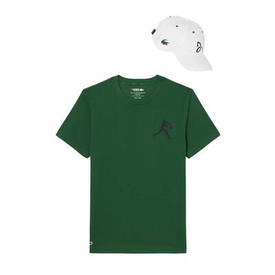T-shirt E Cappello Lacoste Djokovic Fan Pack Th1044