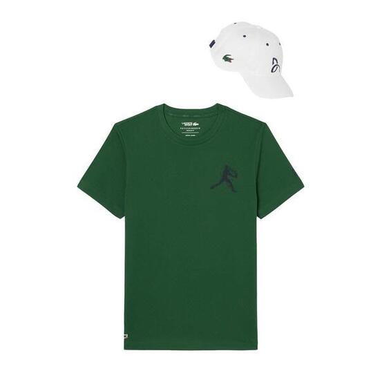 T-shirt E Cappello Lacoste Djokovic Fan Pack Th1044