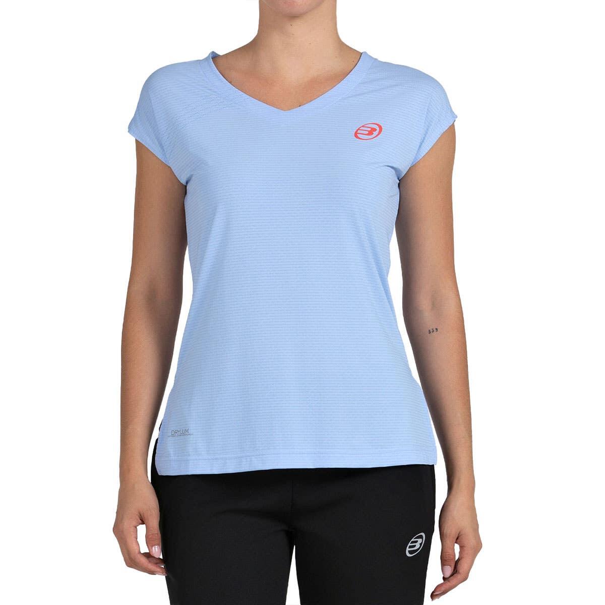 Bullpadel - Tee-shirt M/cortes Bullpadel Covelo Cb46011000 Femme - T-shirt Manches Courtes - Bleu - Decathlon
