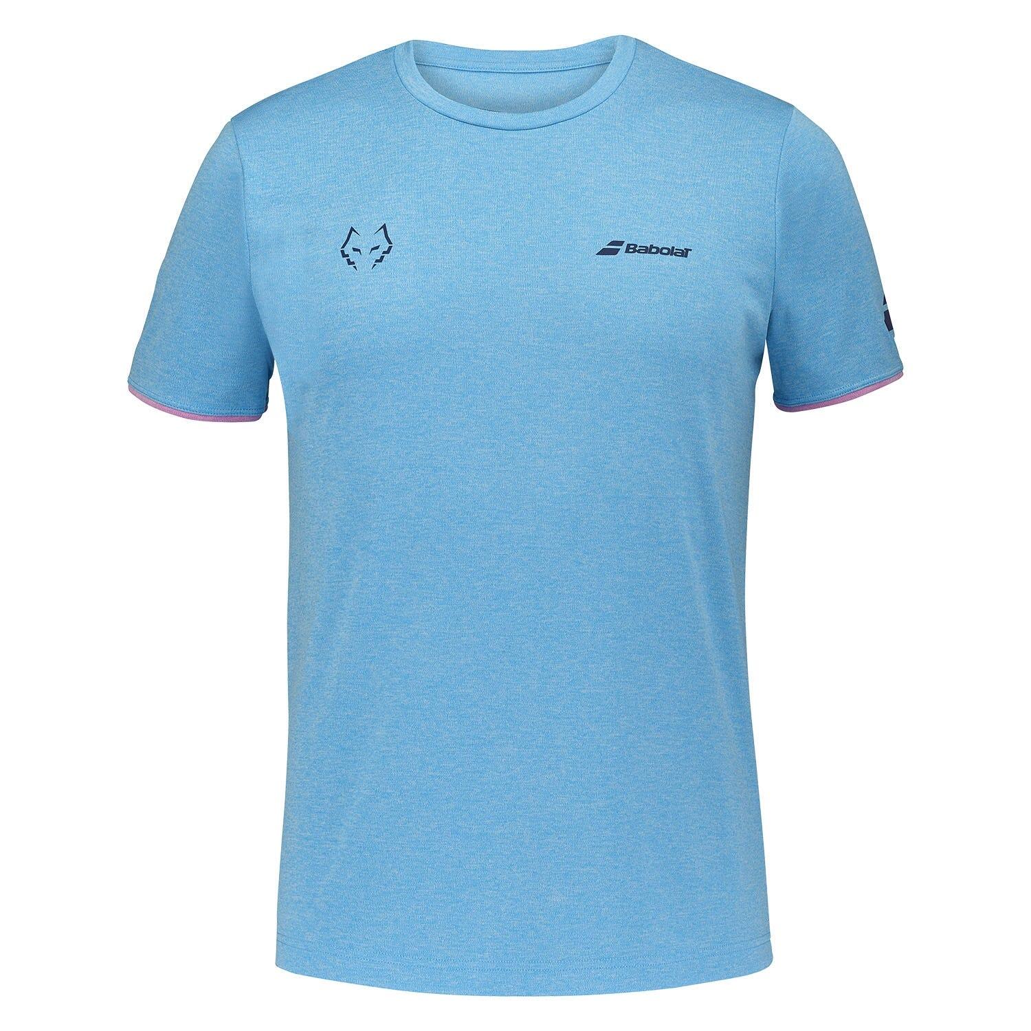 Camiseta Babolat Juan Lebron Azul Rosa 2/3