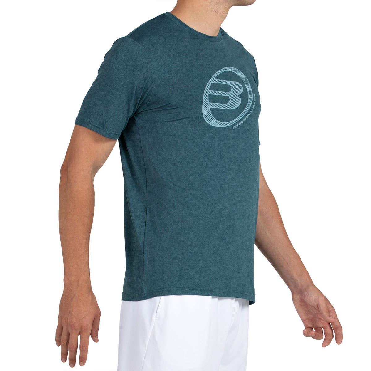 CAMISETA M/CORTA BULLPADEL LANDE AY26153000 VERDE OSCURO VIGORE S 2/4