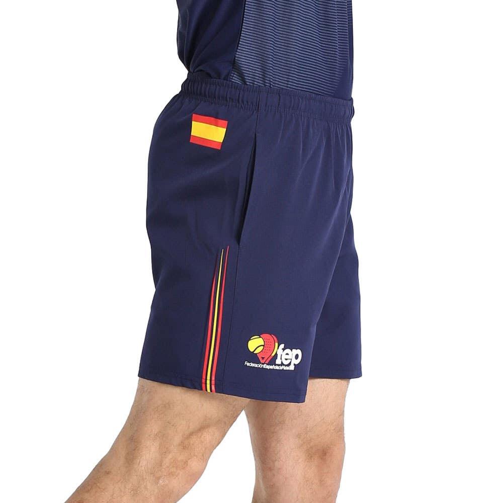 SHORT BULLPADEL FLEGE BY99004000 AZUL MARINO S 3/5