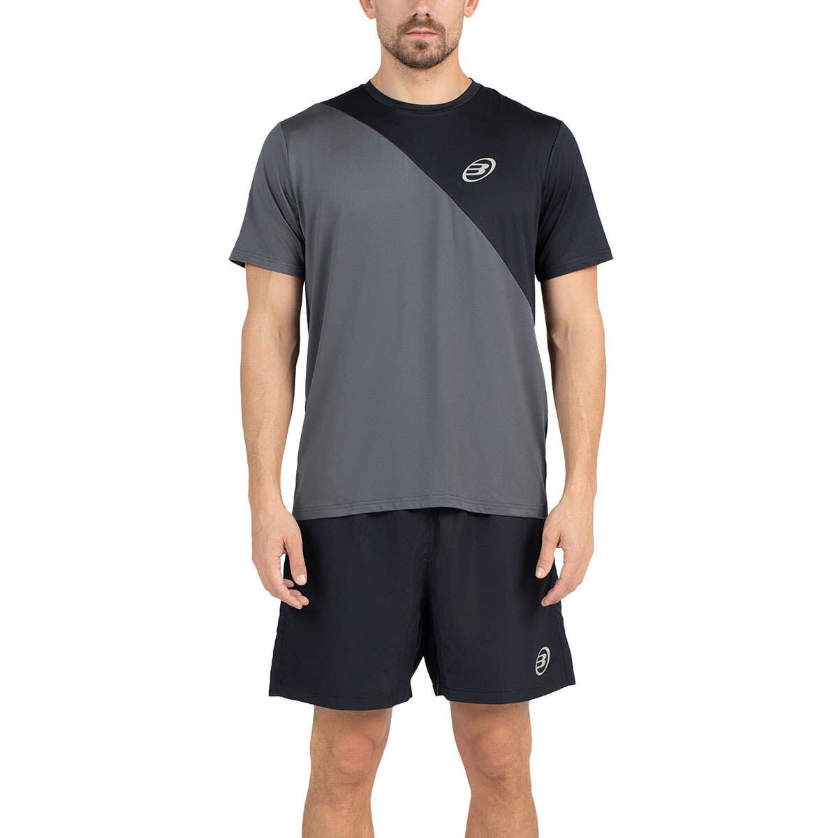 Bullpadel - T-shirt Bullpadel Palazuel - T-shirt Manches Courtes - Gris - Decathlon