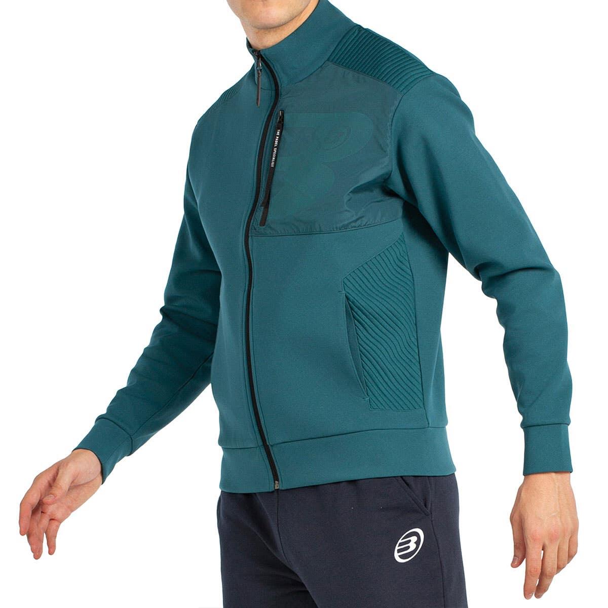 SUDADERA BULLPADEL BREEN AS80053000 VERDE OSCURO  S 3/5
