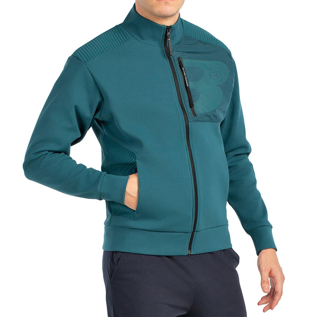 SUDADERA BULLPADEL BREEN AS80053000 VERDE OSCURO  S 2/5