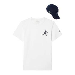 Tee-shirt Et Casquette Lacoste Djokovic Fan Pack Th1044