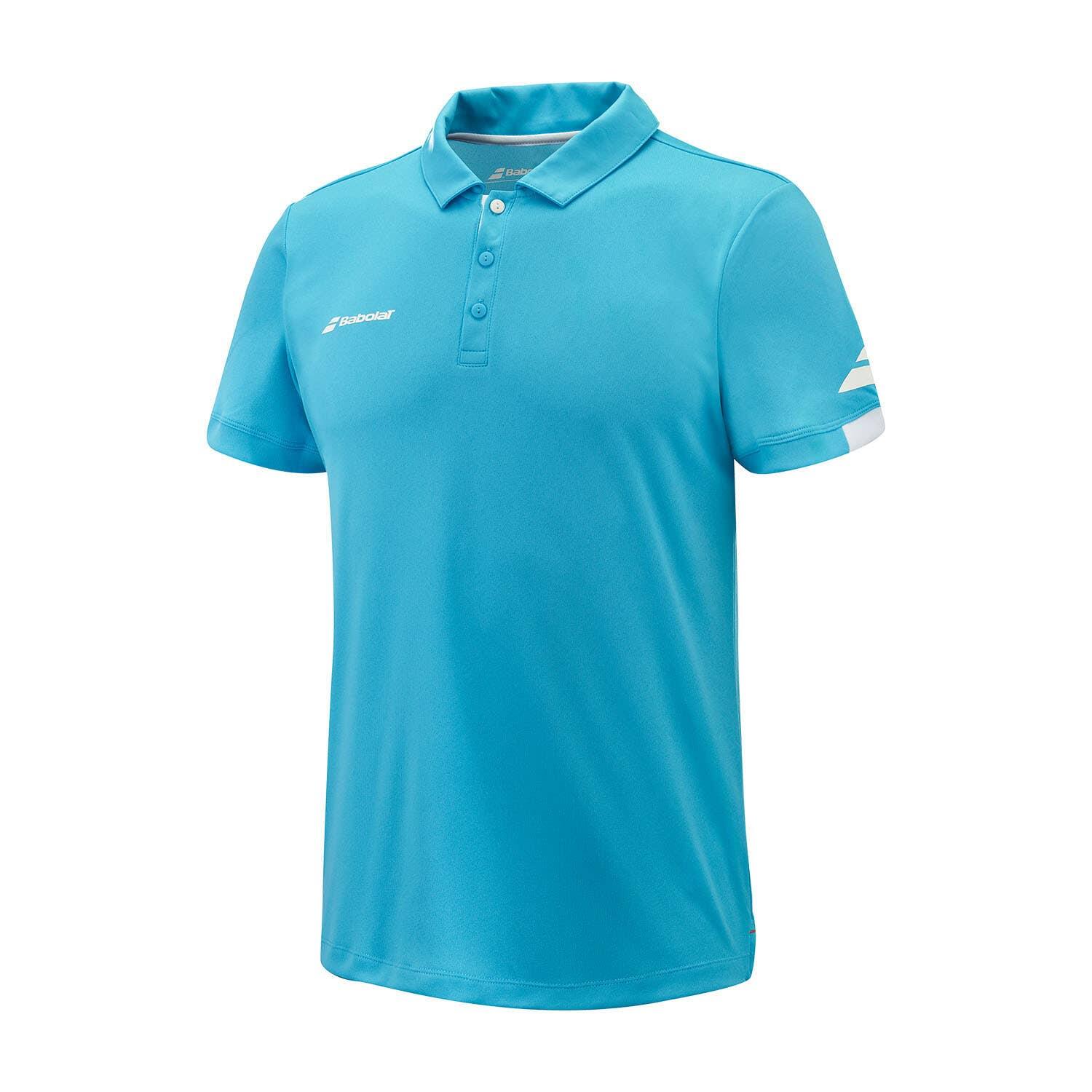 Babolat - Polo Babolat Play - T-shirt Manches Courtes - Bleu - Decathlon