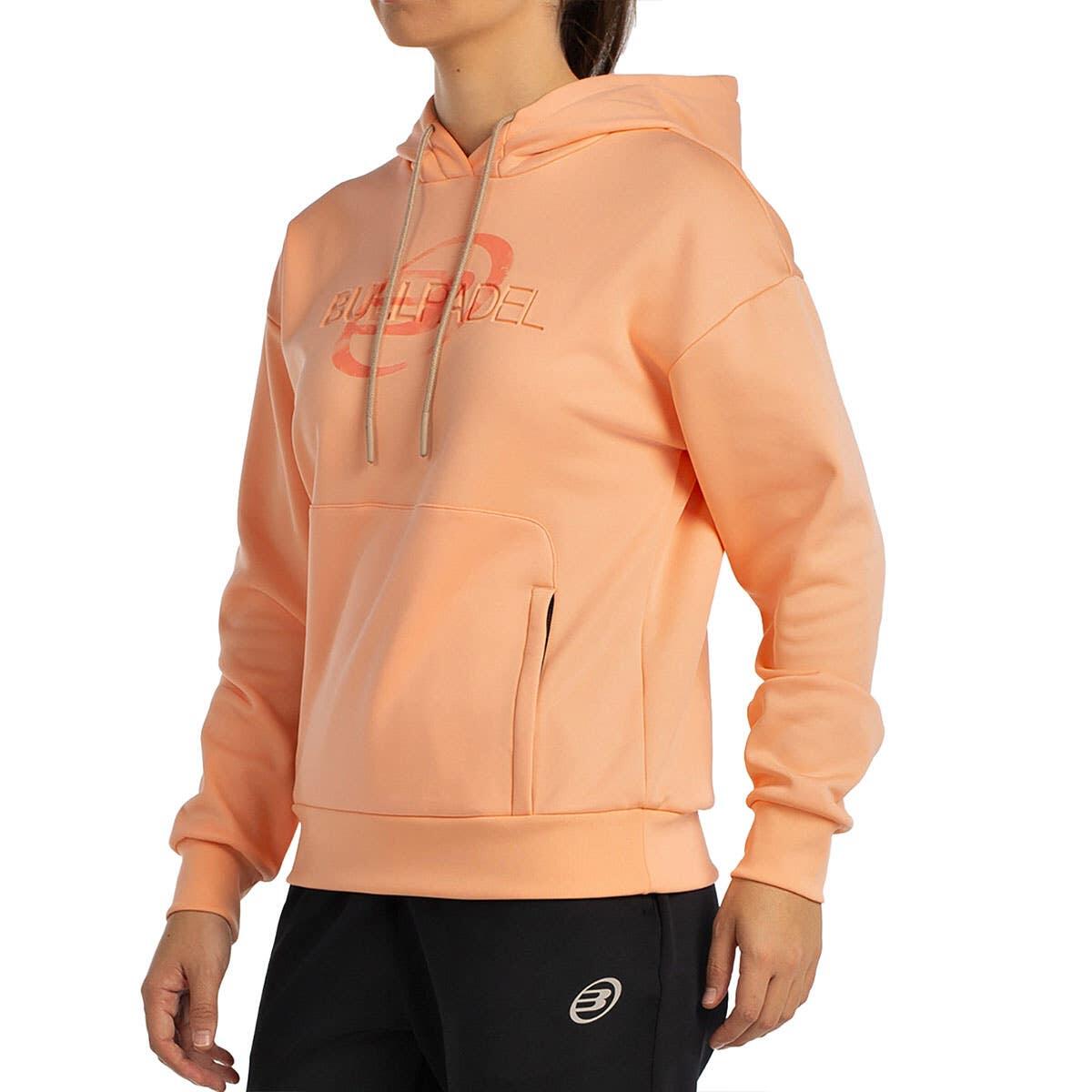 Sudadera Bullpadel Befas Albaricoque 3/4