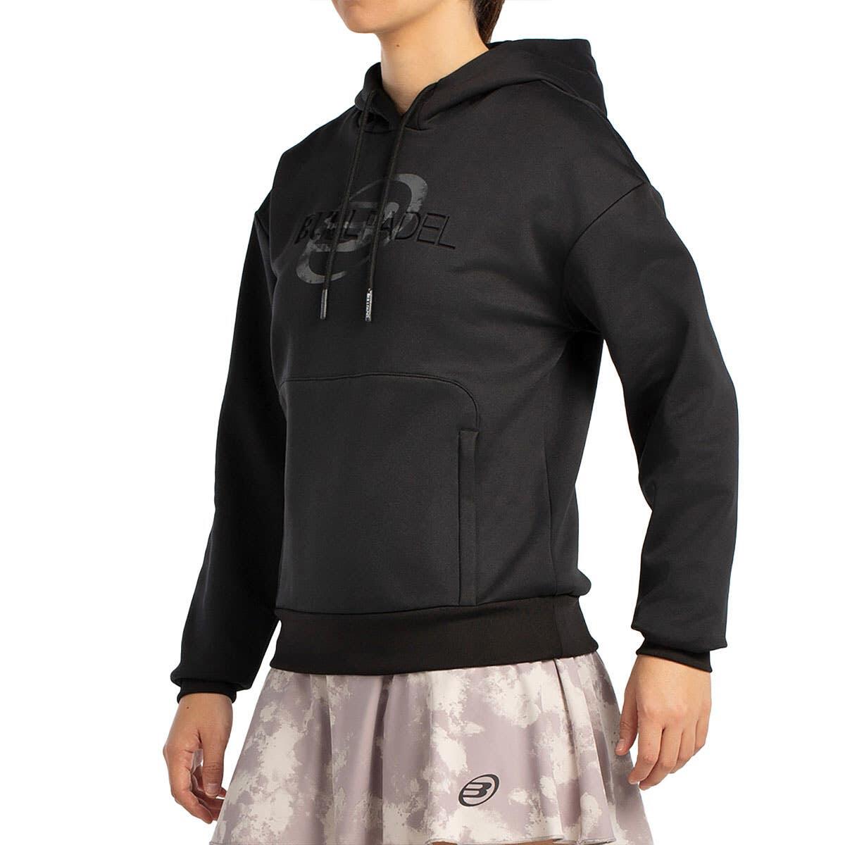 SUDADERA BULLPADEL BEFAS AT81005000 NEGRO MUJER XS 3/4