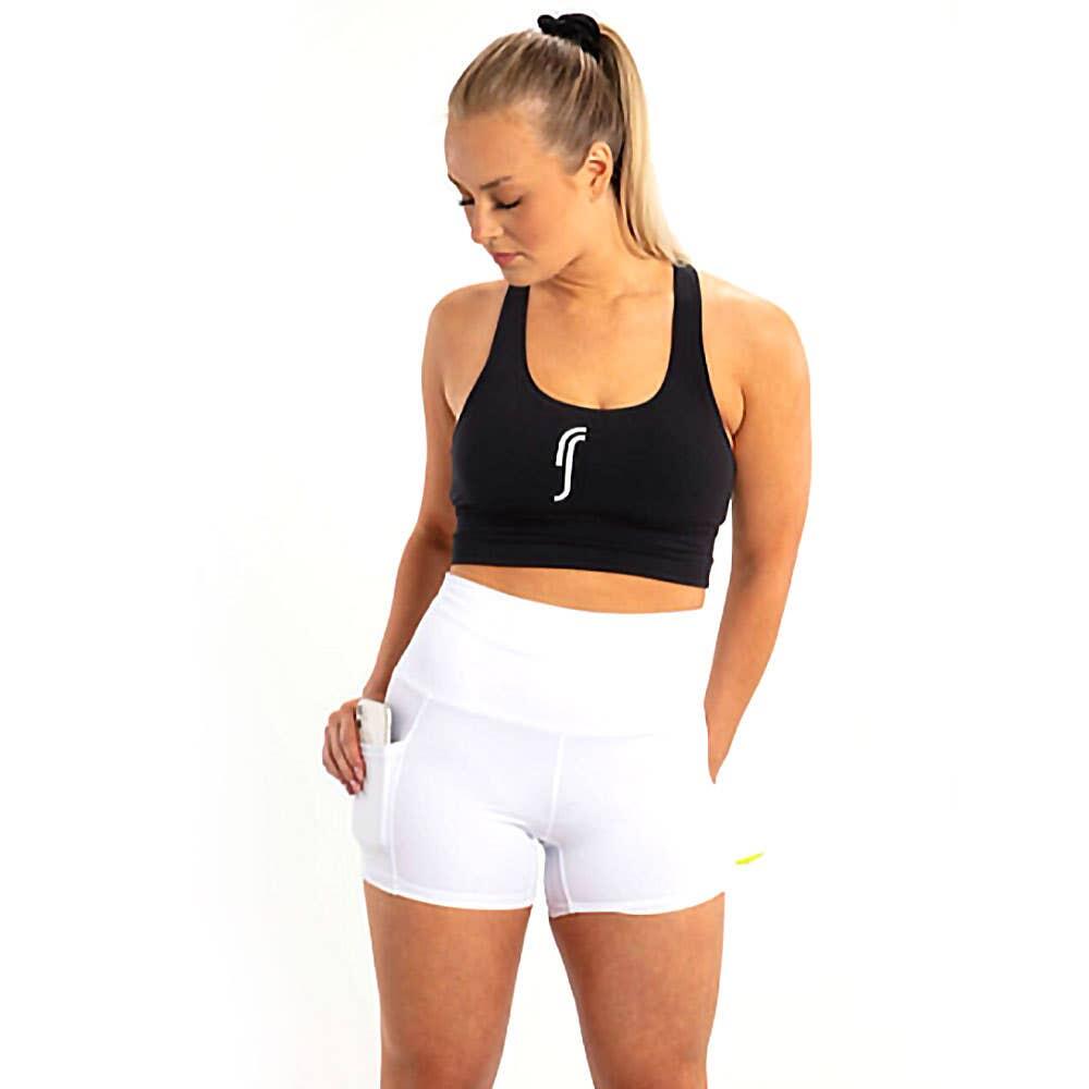 Rs Padel - Short Femme Rs Ball 211w305 - T-shirt Manches Courtes - Blanc - Decathlon