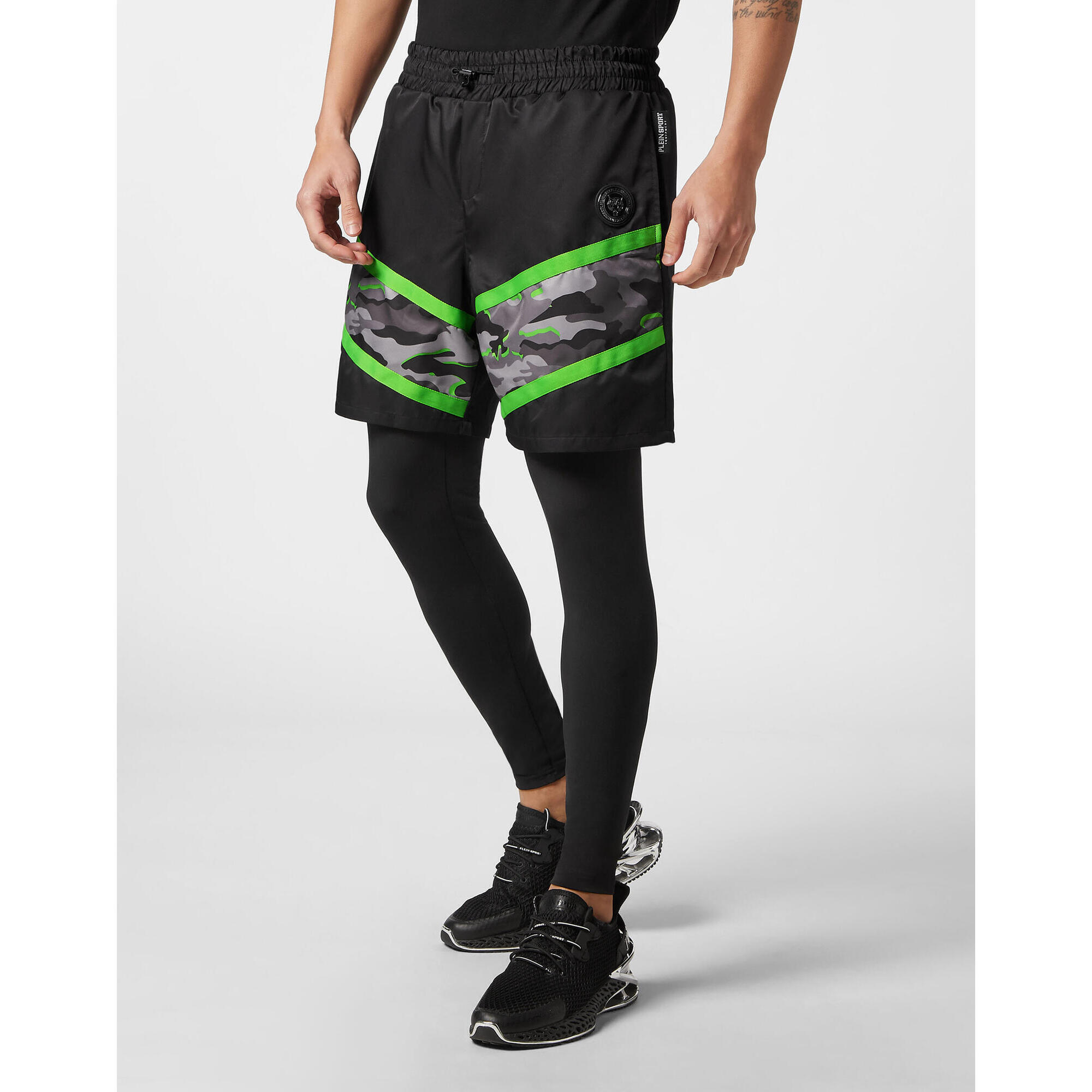 Plein Sport - Leggings De Sport Camouflage - Legging - Noir - Decathlon
