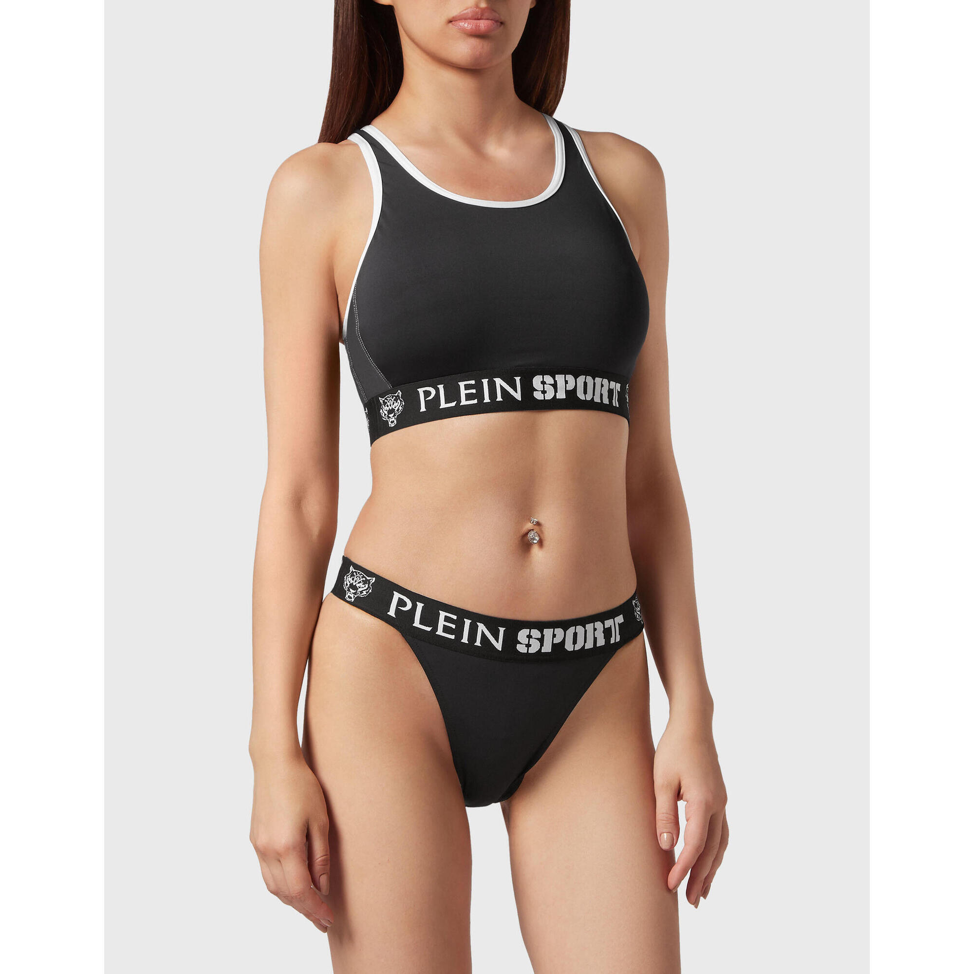Plein Sport - Bikini Tiger - Maillot De Bain 2 Pièces (bikini) - Noir - Decathlon