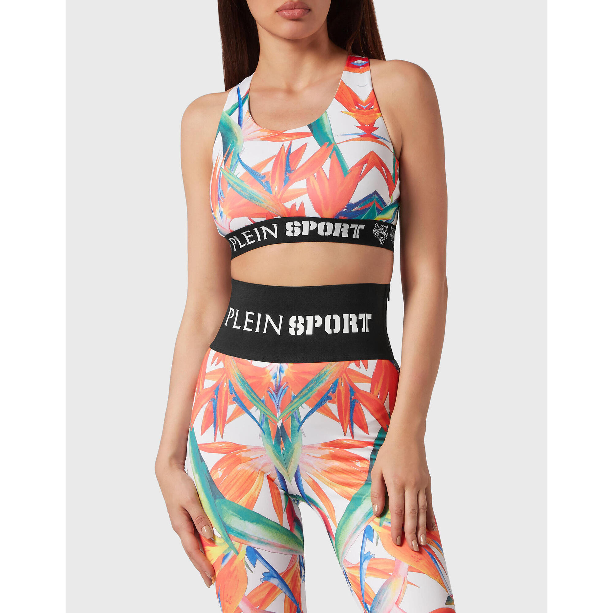 Plein Sport - Soutien-gorge De Sport - Brassière - Blanc|multicolore - 36 Xs - Decathlon