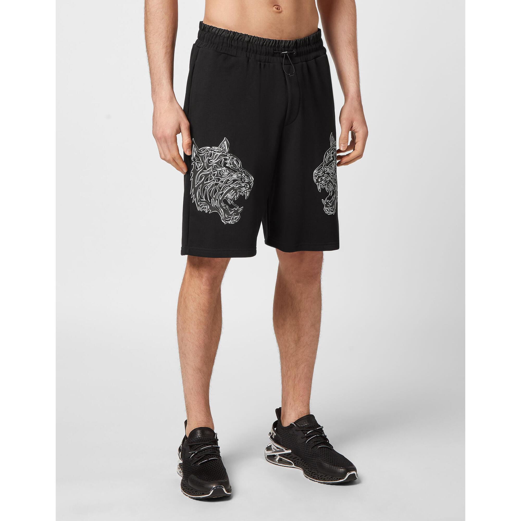 Plein Sport - Short De Sport Tiger - Short - Noir - Decathlon