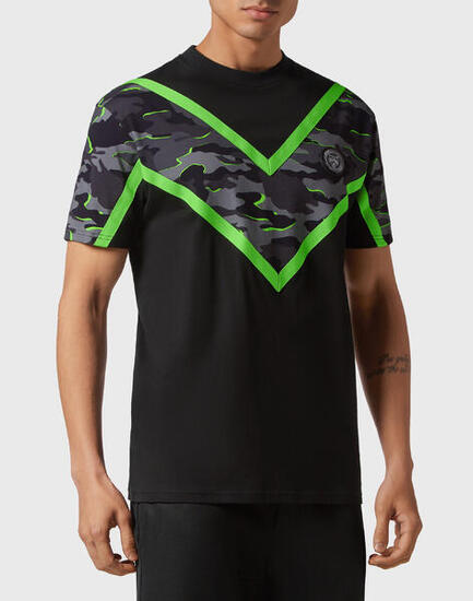 T-Shirt À Col Rond CAMOUFLAGE