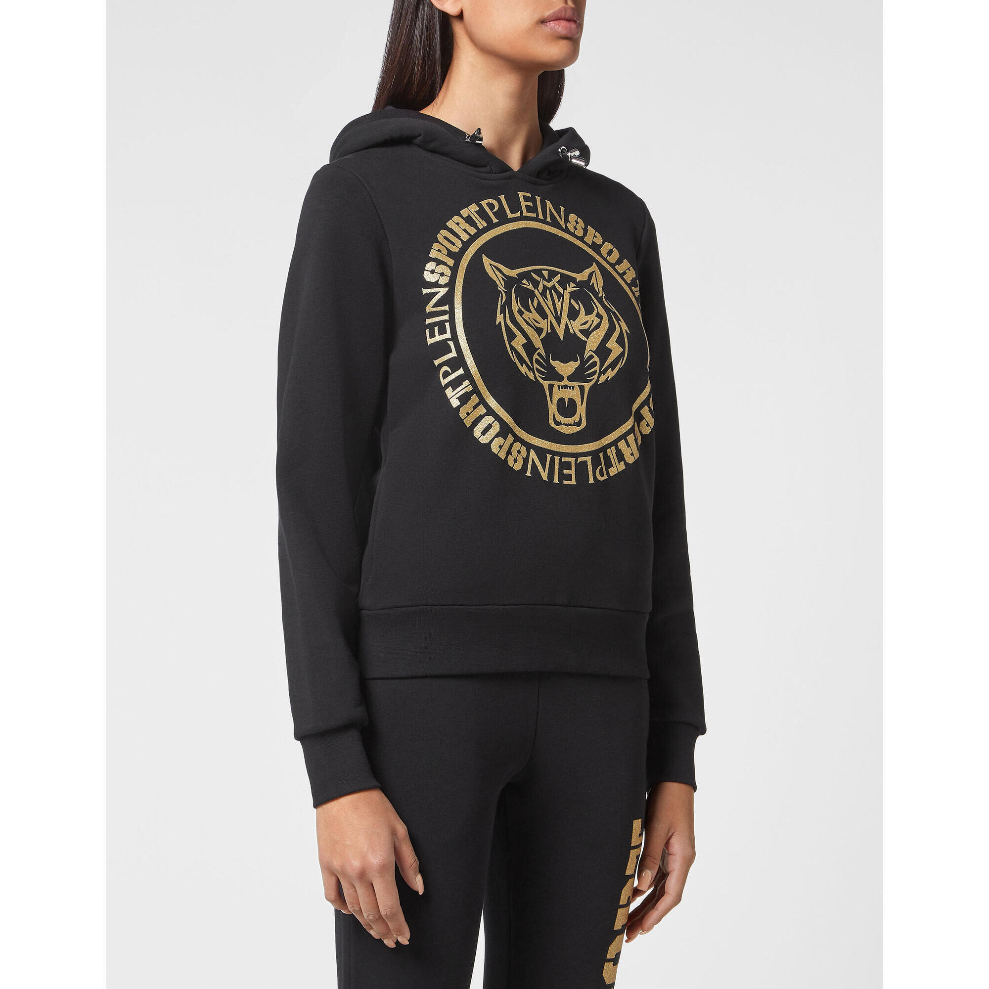 Plein Sport - Sweat À Capuche Tiger - Sweat-shirt - Noir - Decathlon