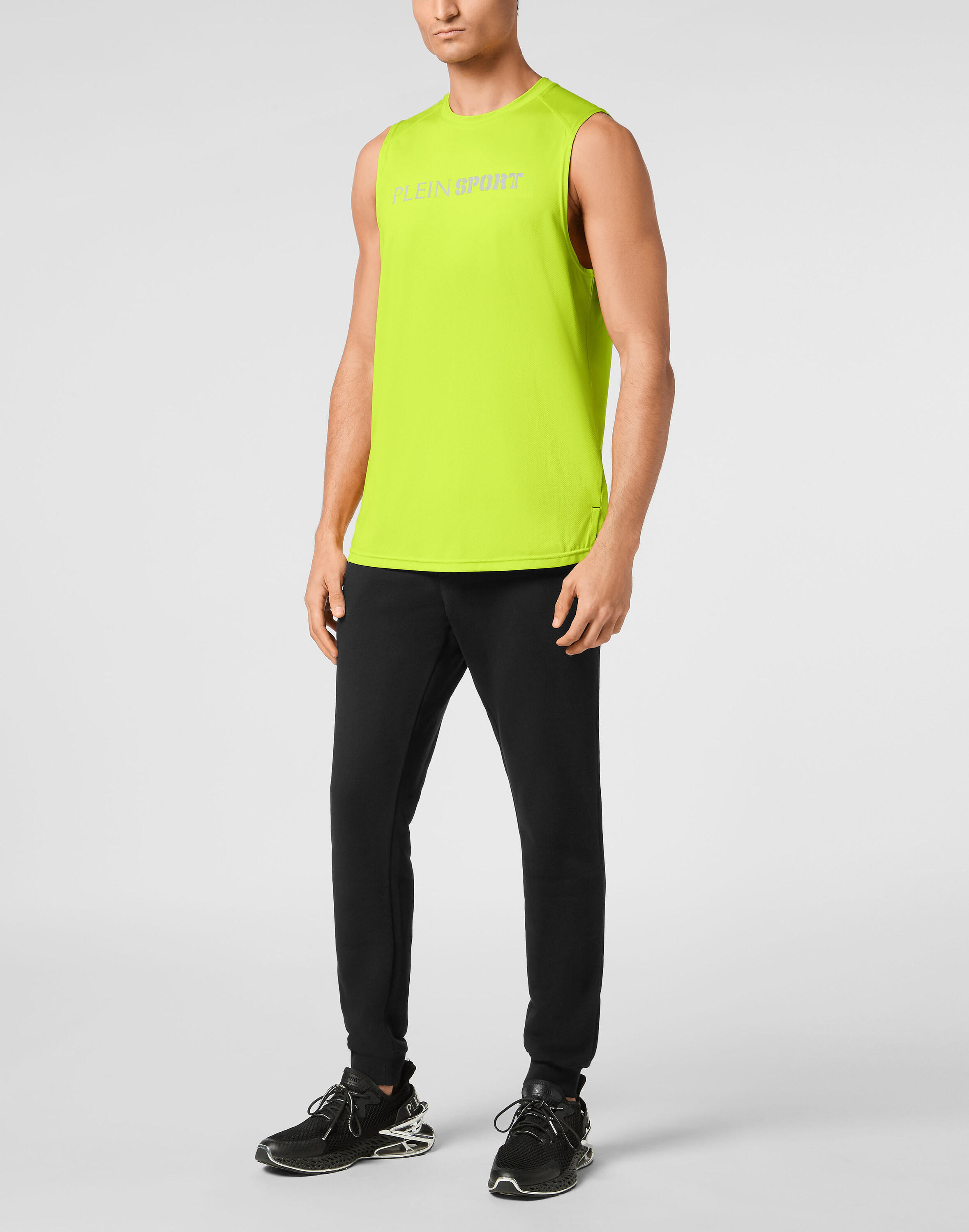 Reflective Tank Top Round Neck 2/4
