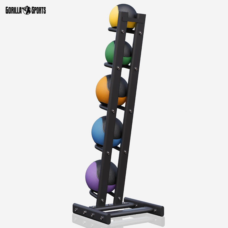 GORILLA SPORTS Medizinballständer Set 15 kg