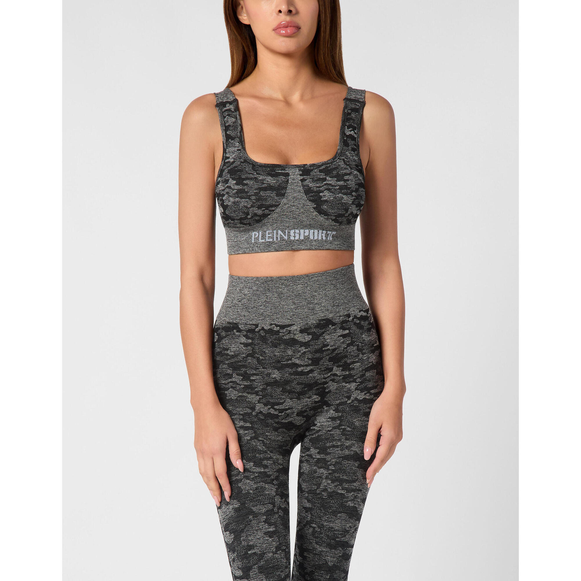 Plein Sport - Soutien-gorge De Sport Logo - Brassière - Noir - Decathlon