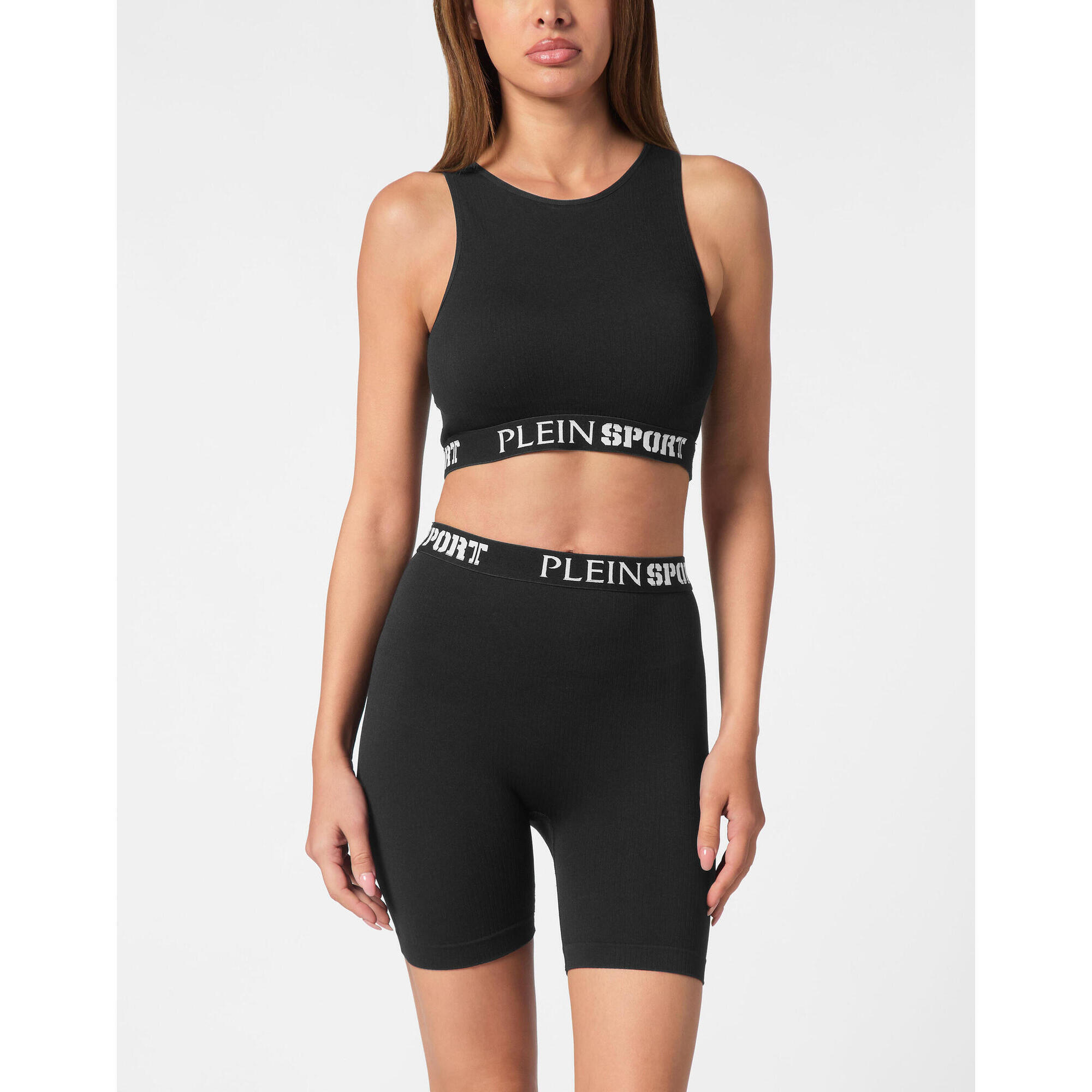 Plein Sport - Soutien-gorge De Sport Logo - Brassière - Noir - Decathlon