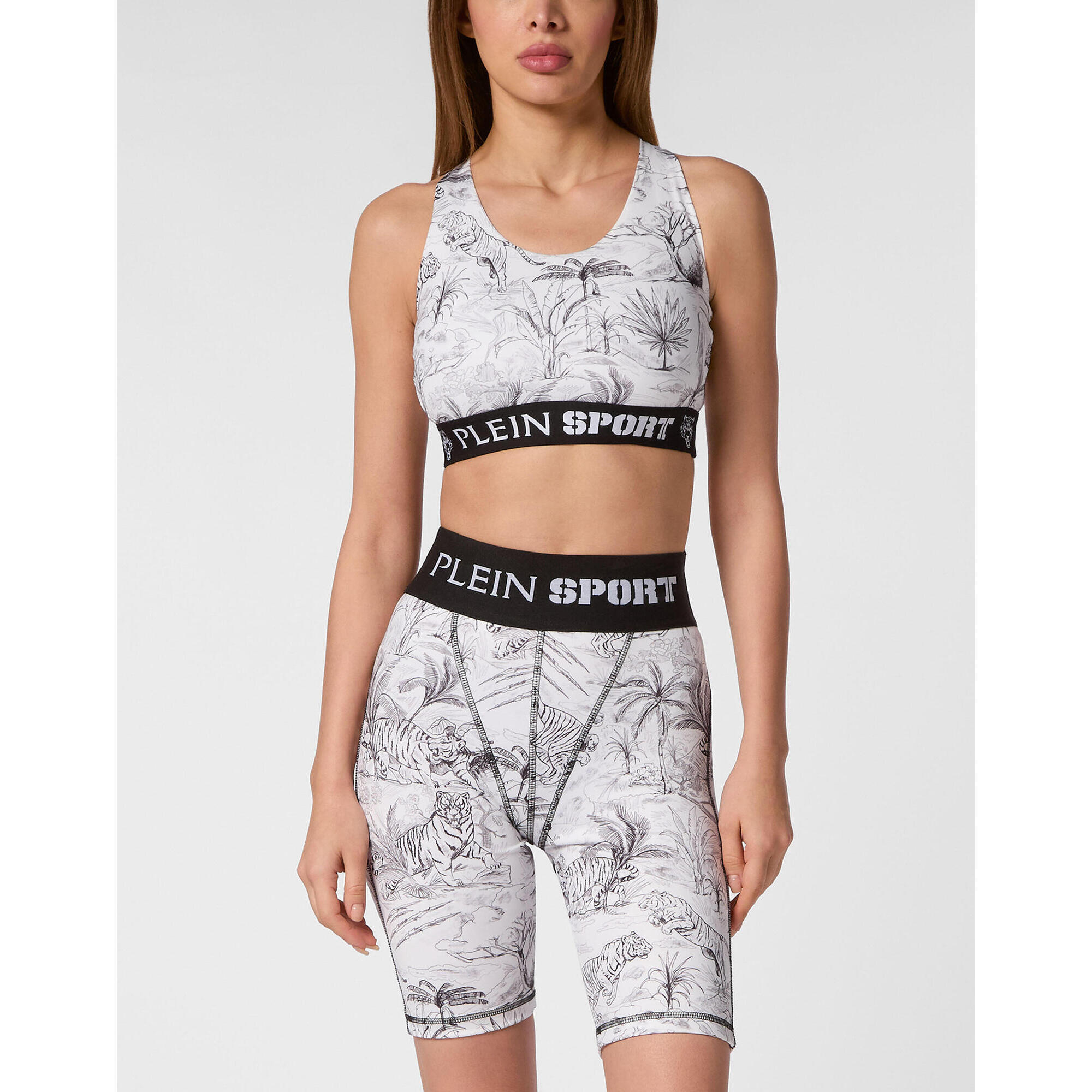 Plein Sport - Haut De Sport - Brassière - Blanc - Decathlon