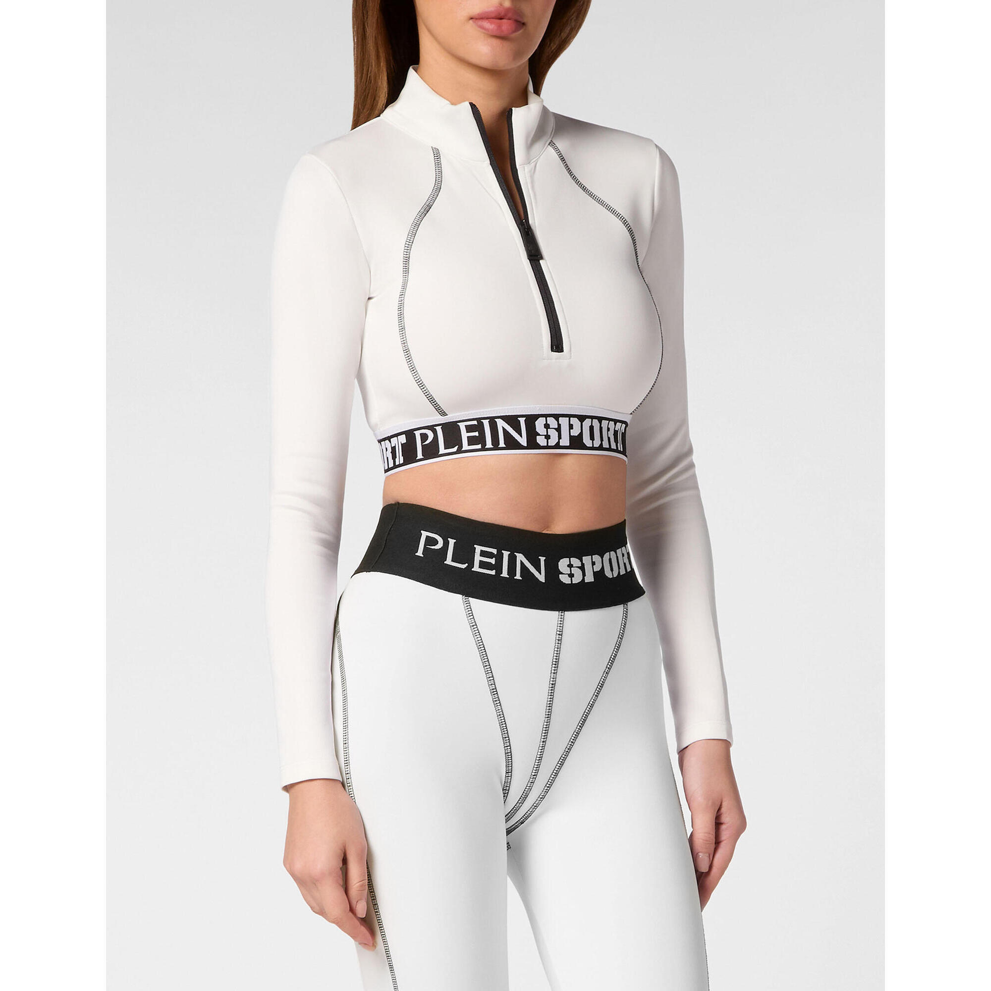 Plein Sport - Haut De Sport - Brassière - Blanc - Decathlon