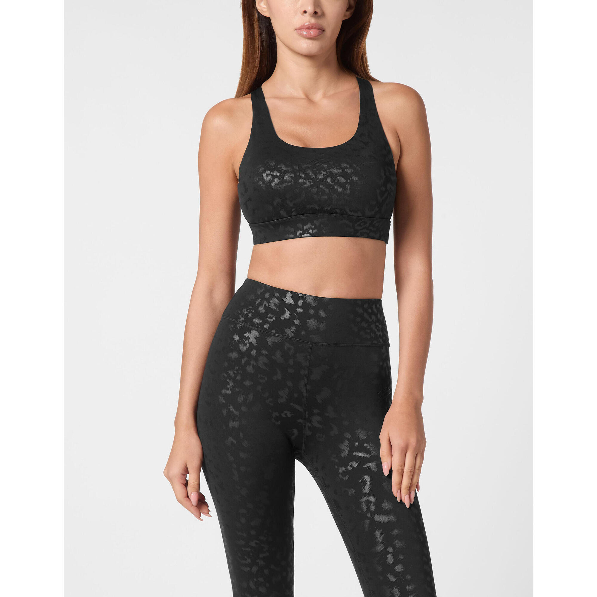 Plein Sport - Soutien-gorge De Sport Leopard - Brassière - Noir - Decathlon