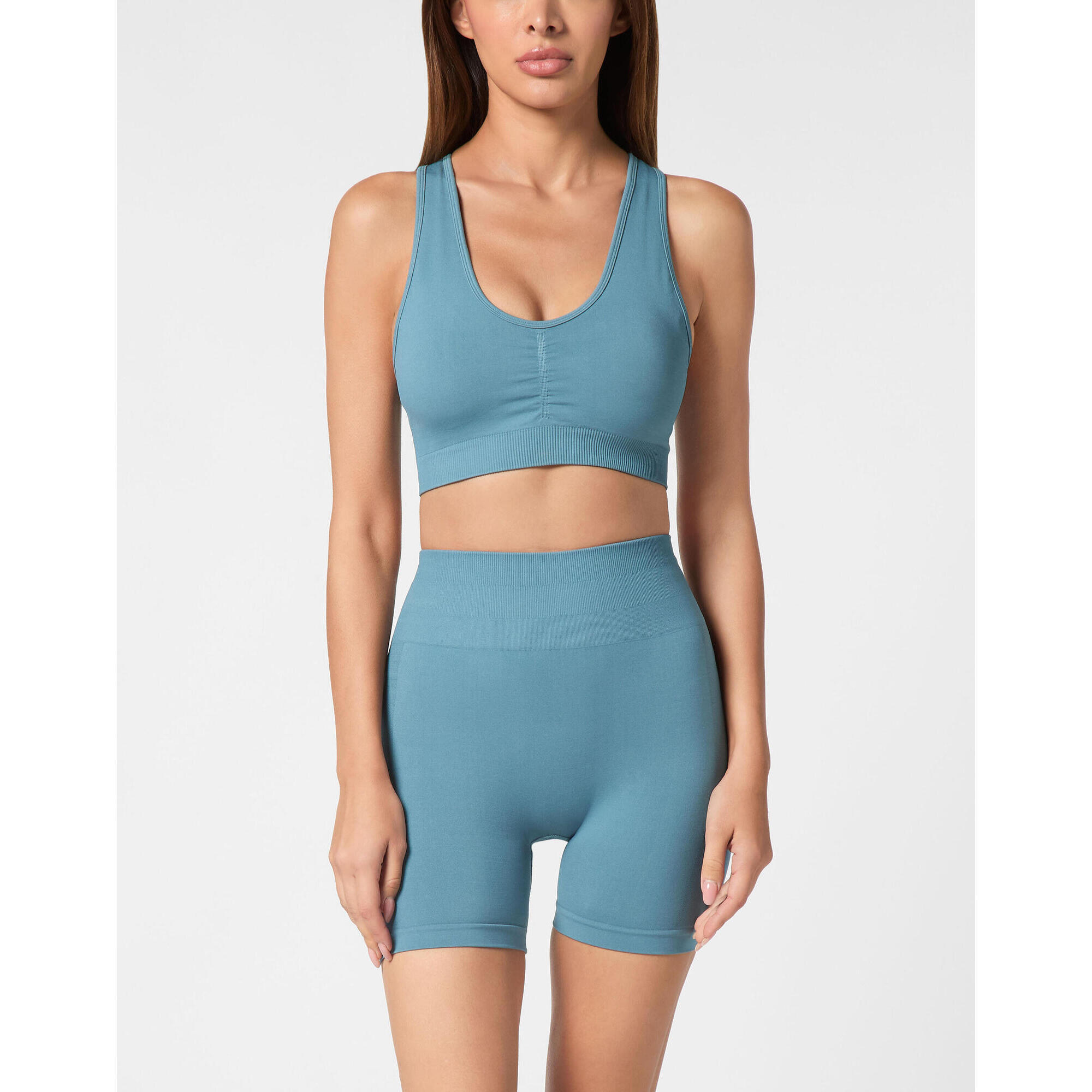 Plein Sport - Soutien-gorge De Sport Logo - Brassière - Bleu|turquoise - Decathlon