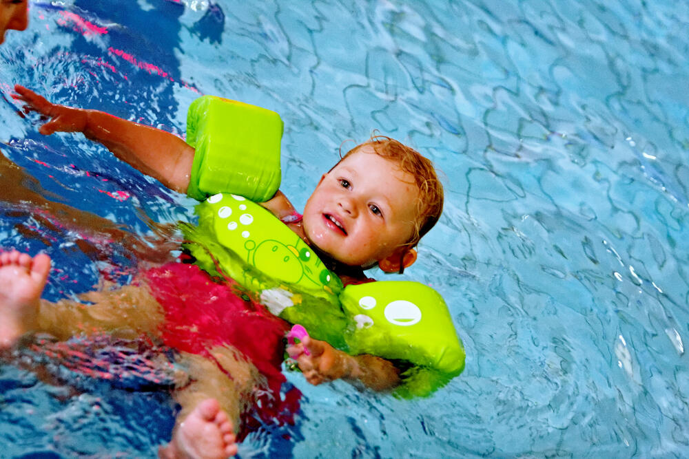 Kapok do pływania dla dzieci Swim Care Kroko Spoko 6/7