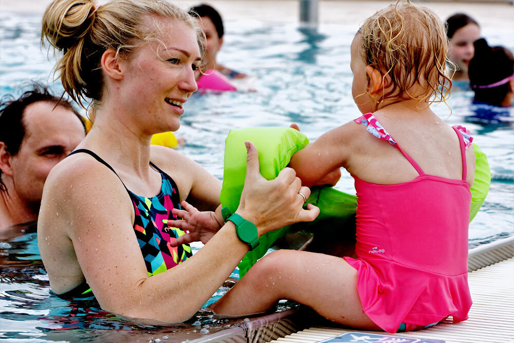 Kapok do pływania dla dzieci Swim Care Kroko Spoko 7/7