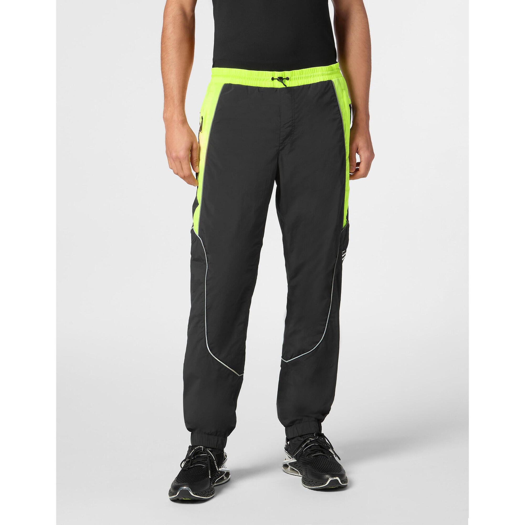 Plein Sport - Pantalon De Survêtement Scratch - Pantalons - Jaune|noir - Decathlon