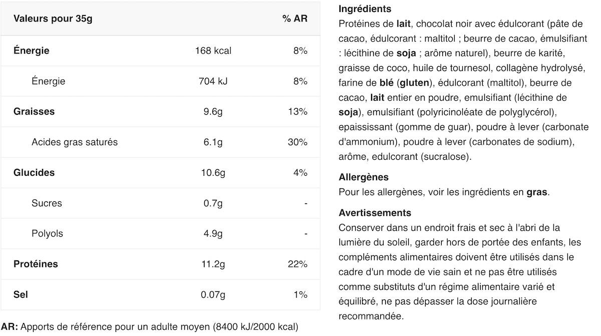 Gaufrettes protéinées - Whey-Wafer - Stracciatella Boite de 12 2/3