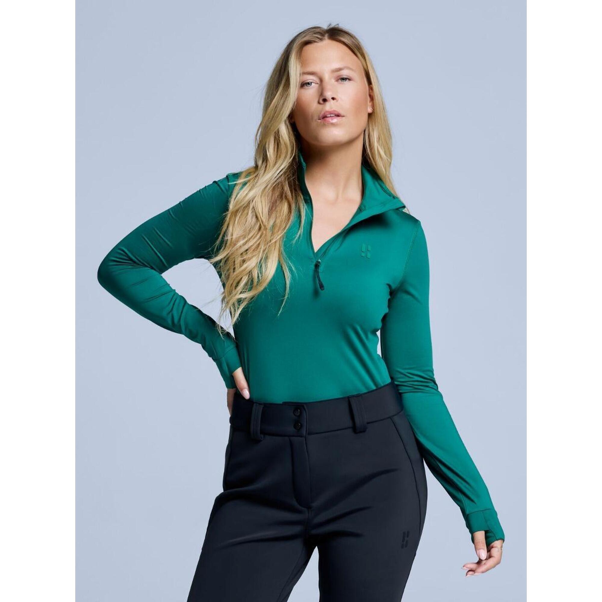 Poederbaas - Pully - Femme - Four Seasons Lightweight 2.0 - Ever Green - Sous Veste - Vert - Decathlon