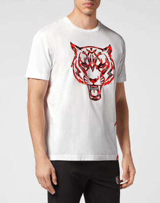 T-shirt v-hals tiger