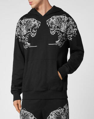 Sweatshirt met capuchon tiger