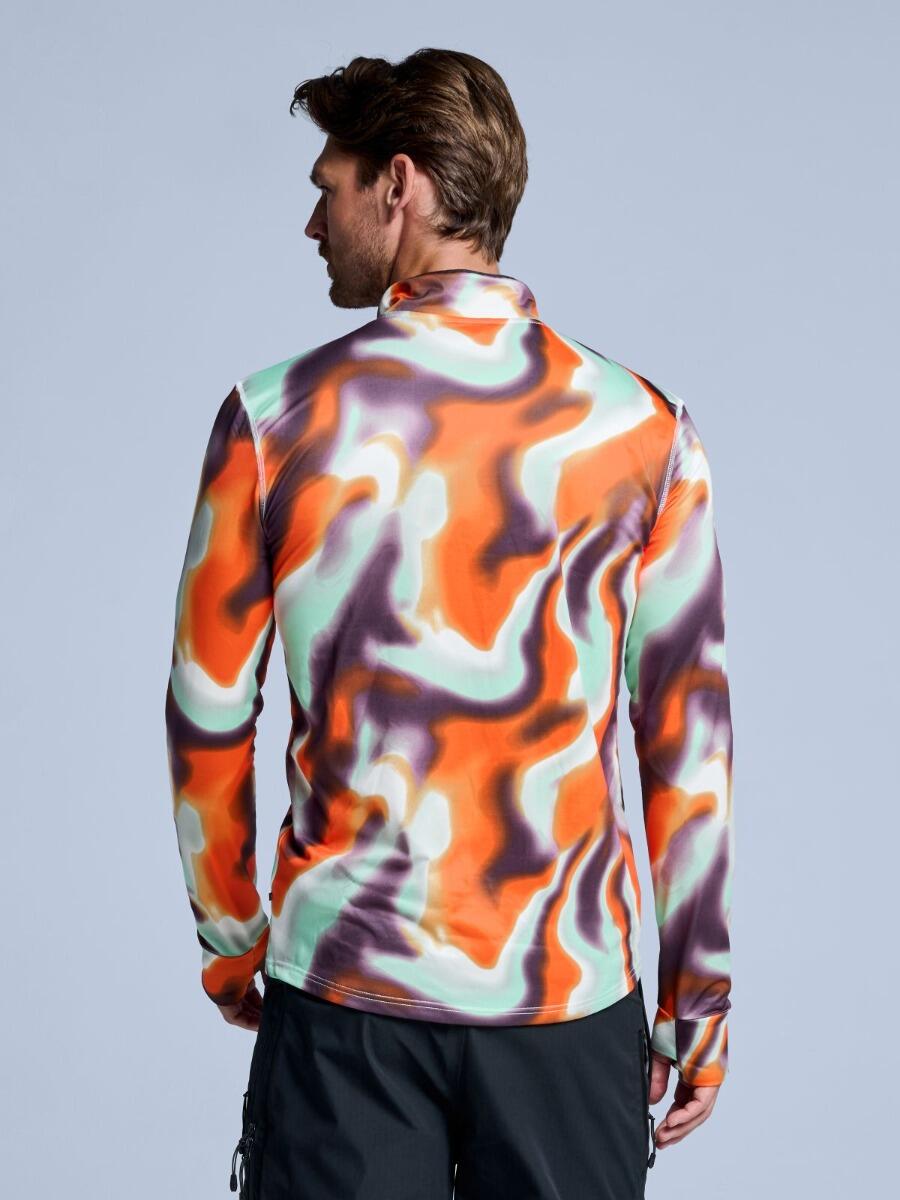 Pull de ski - Homme - Cabin Life - Orange Multi 3/6