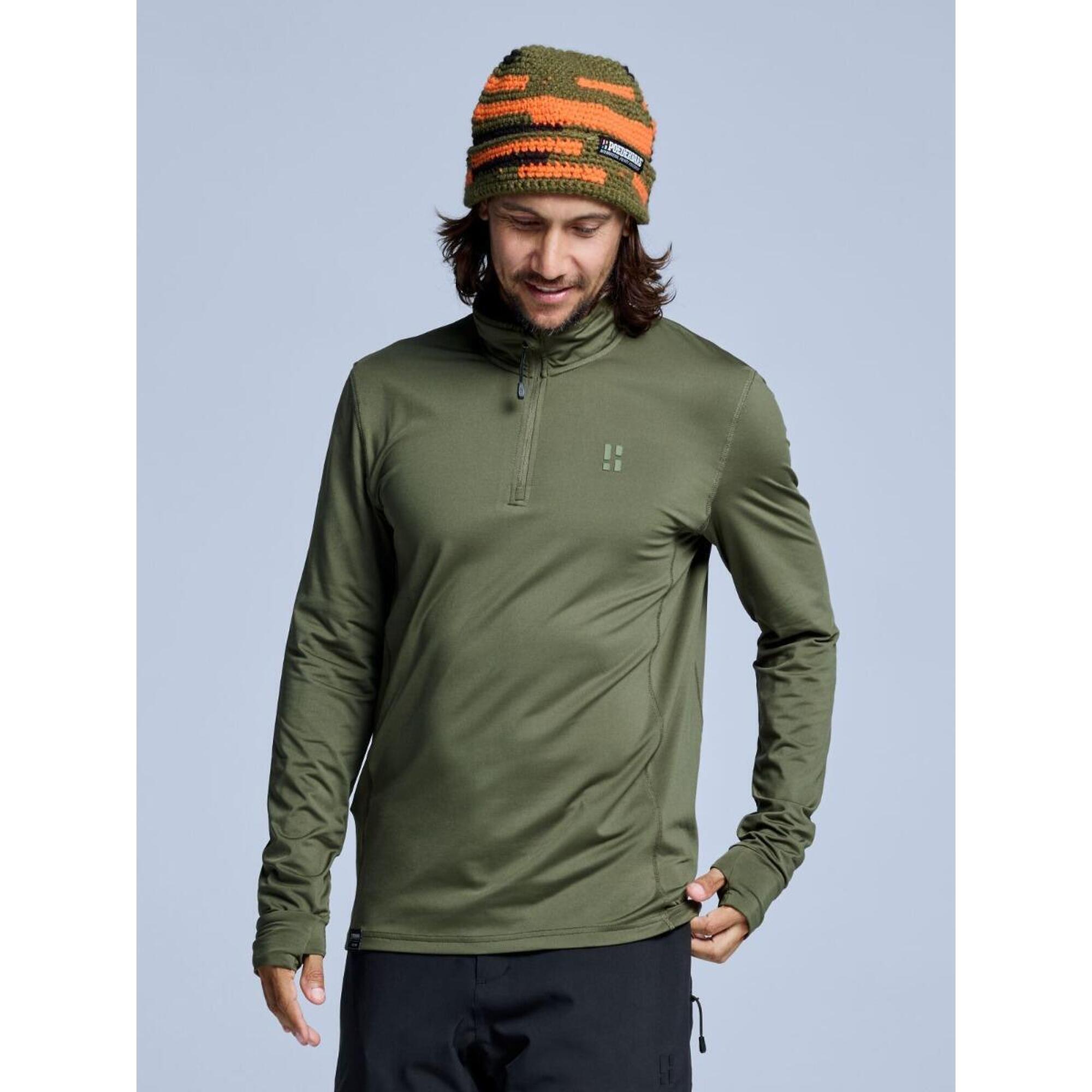 Poederbaas - Pully - Homme - Four Seasons Lightweight 2.0 - Vert Olive - Sous Veste - Decathlon