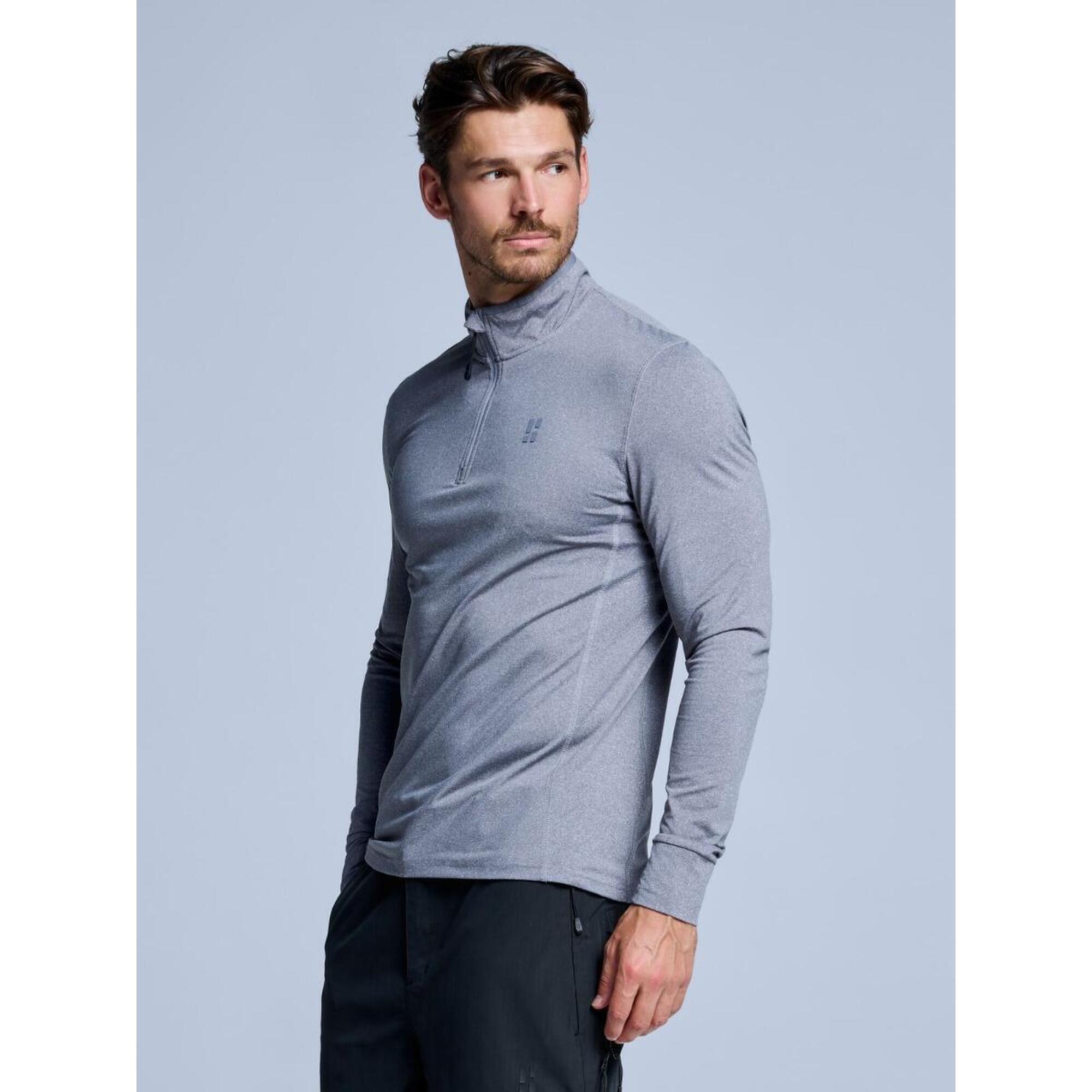 Poederbaas - Pully - Homme - Four Seasons Lightweight 2.0 - Gris Chiné - Sous Veste - Gris - Decathlon