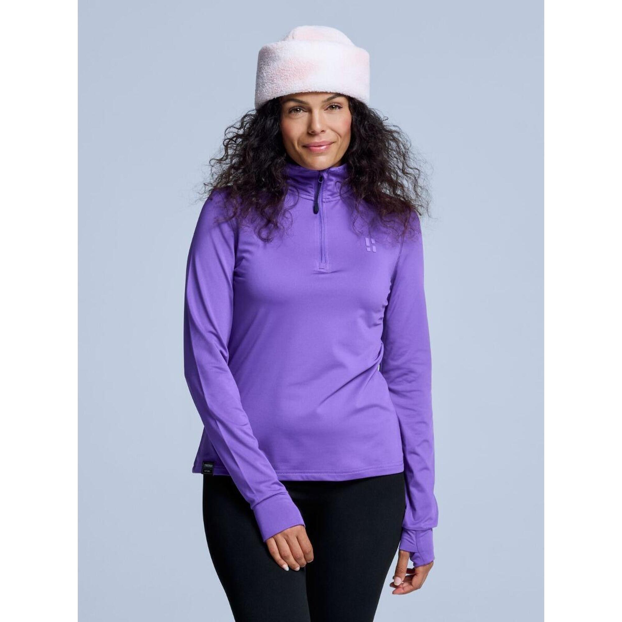 Poederbaas - Pully - Femme - Four Seasons Lightweight 2.0 - Violet - Sous Veste - Violet - Decathlon