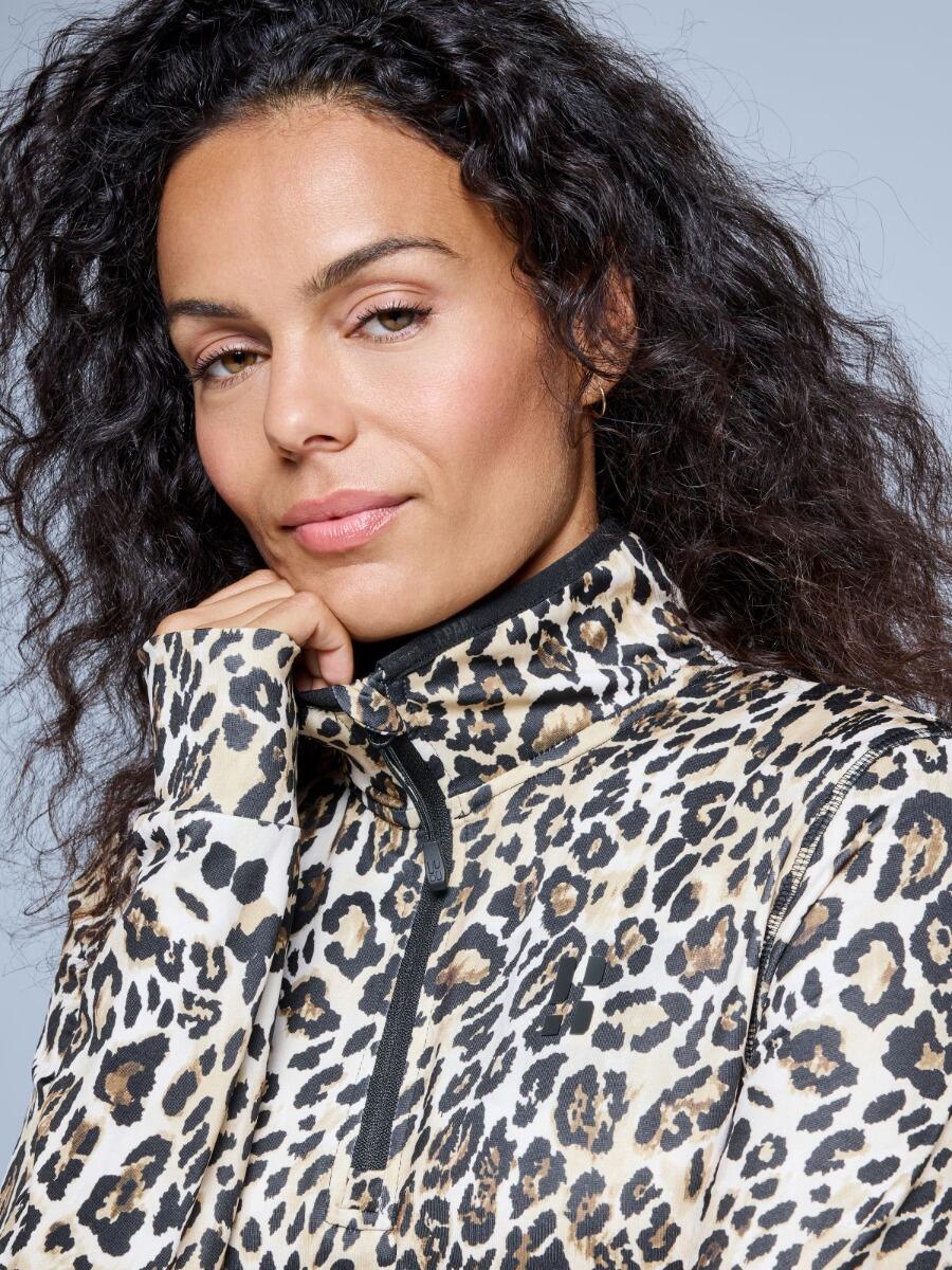 Pull de ski - Femme - Arty - Imprimé léopard 3/5
