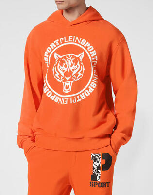 Sweatshirt met capuchon carbon tiger